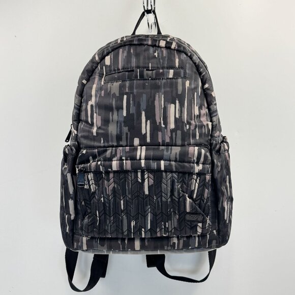 Lug Black and Gray Patterned Backpack - Picture 1 of 16